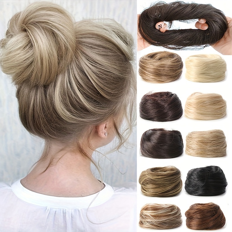 

Women' Bun Hairpiece, Synthetic Straight Hair Bun For All People, Hair Extension For Women