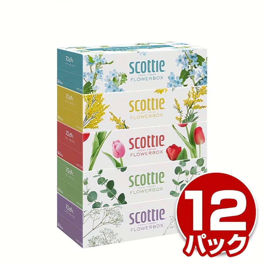 TEMU Tissue Flower Box 250 Pairs 5 Boxes X 12 Packs (60 Boxes) Tissue Box Tissue Box Tissue Japanese Paper