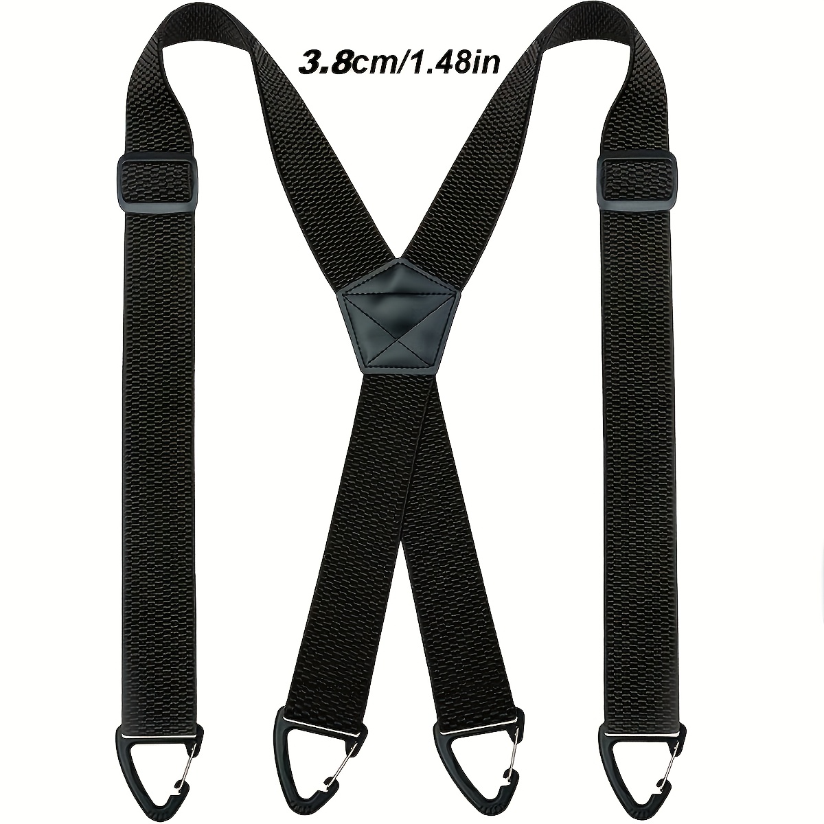 TEMU Men's 1.5-inch Four-point Cross Adjustable 360° Rotating Hiking Sling - Outdoor Durable And Comfortable Sling, Suitable For Hiking, Camping, And