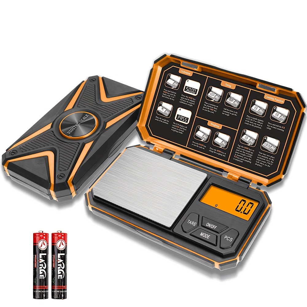 Scale, Gram Scale 6 Units Conversion With Calibration And Function, Lcd Display, For Food, Coffee, Jewelry, Medicine