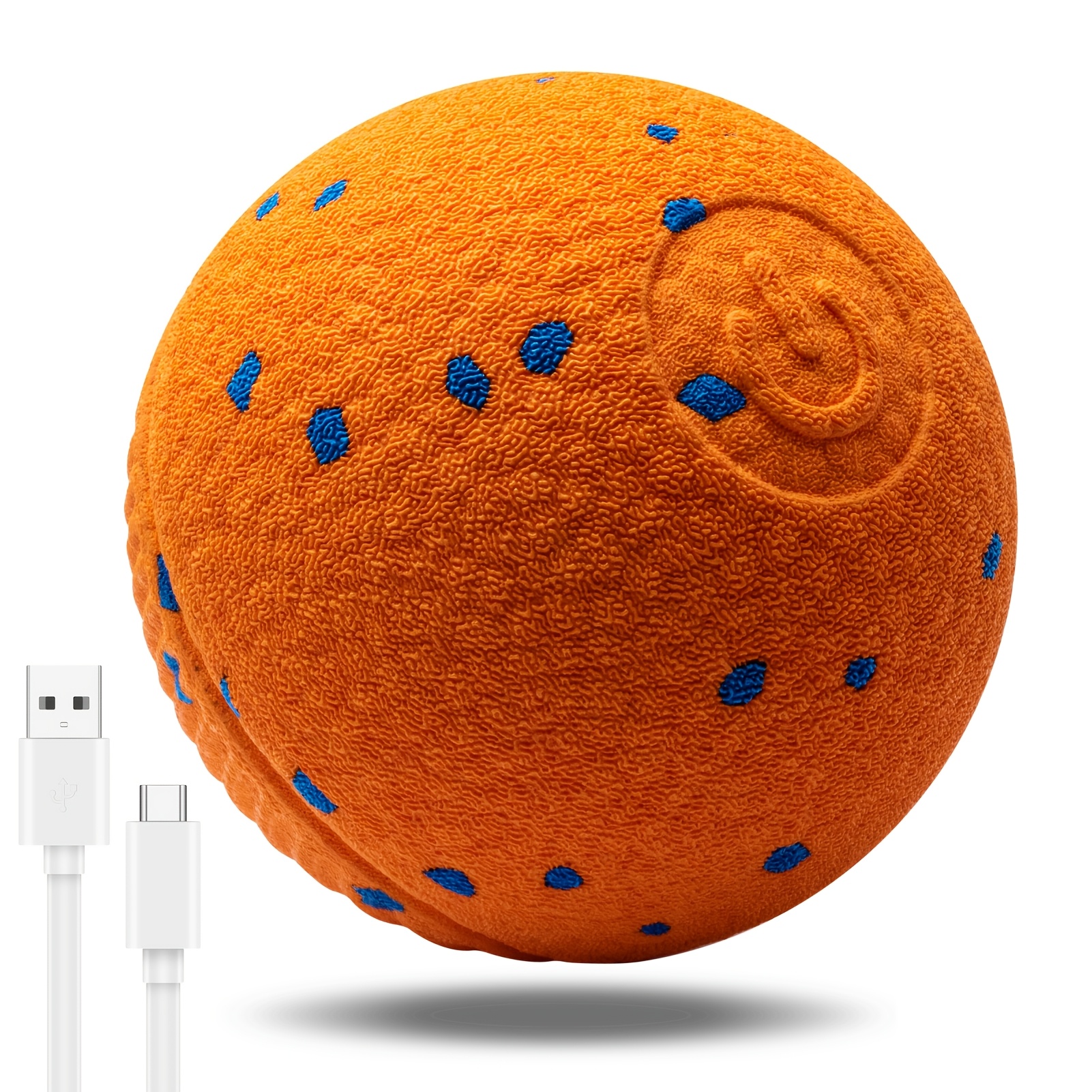 TEMU Short, Pet Toy With Automatic Movement, Bouncing And Spinning Features, Made Of E-tpu Material, Durable And Bite-resistant, Dynamic Rolling Ball