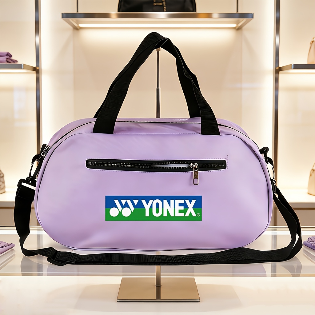item picture 1pc   tennis   bag sporty gym travel storage bag basketball bag adjustable shoulder strap gym travel college everyday bag for women men durable oxford fabric great gift for holidays portable design