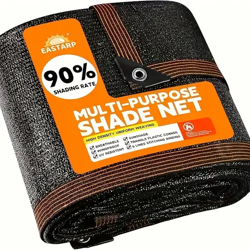 1pc large rectangular sunshade cloth breathable 95 shade durable plastic canopy cover for balcony garage backyard pool lawn outdoor uv protection excludes hanging ropes hooks patio accessory weatherresistant shade