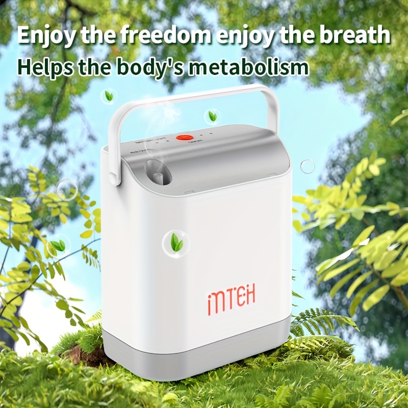 

Portable Oxygen Machine For Home/travel Use, Outdoor Sports Breathing With Enriched Oxygen Air, Small Size, Low Noise, Air Filtration With Enriched Oxygen