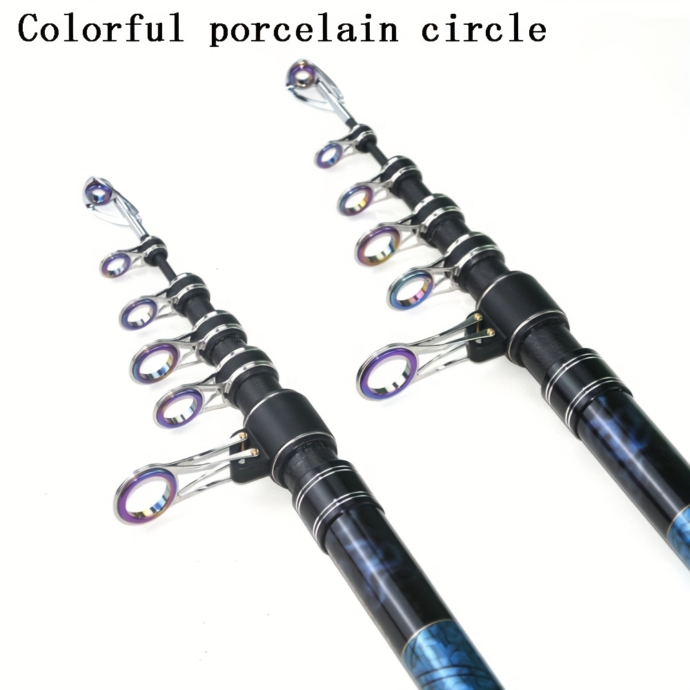 long distance casting rod blue   carbon fiber telescopic fishing rod beach long shot reservoir fishing   3 6m 4 5  81ft 14 76ft movable   seat foldable wire loop super hard suitable   long shot freshwater sa