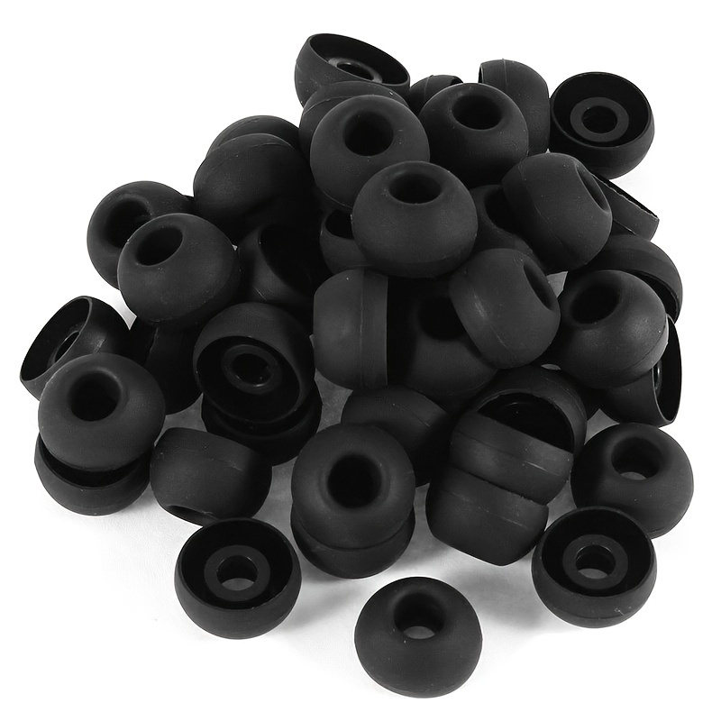 

50pcs Earbud Headphone Soft Silicone In Ear Buds Tip Cover Replacement