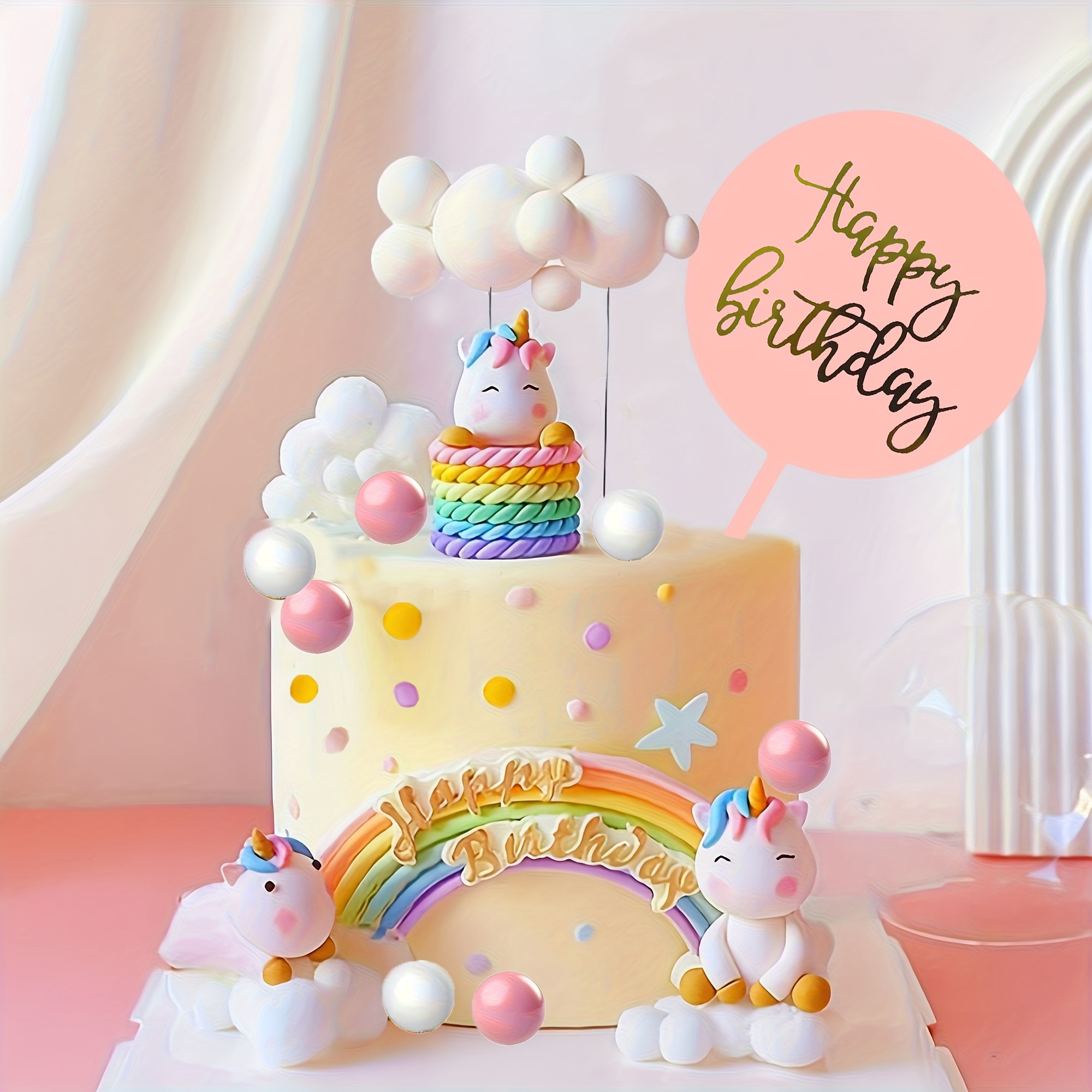 Unicorn Theme Unicorn Kit Cake Loulou Unicorn Rainbow Cake And
