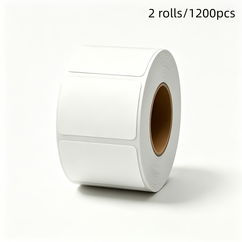 TEMU 2 Rouleaux d'étiquettes adhésives haute non sèches, autocollants de multi-scènes pour le rangement à domicile, étiquettes de prix de vente au