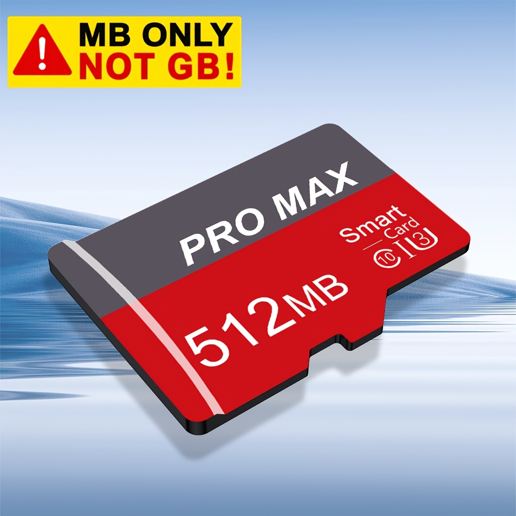 TEMU 1pc Small Capacity Memory Card 512mb 256mb 128mb 64mb, Small-capacity Tf Cards Are Not Suitable For Large-capacity Storage And Continuous