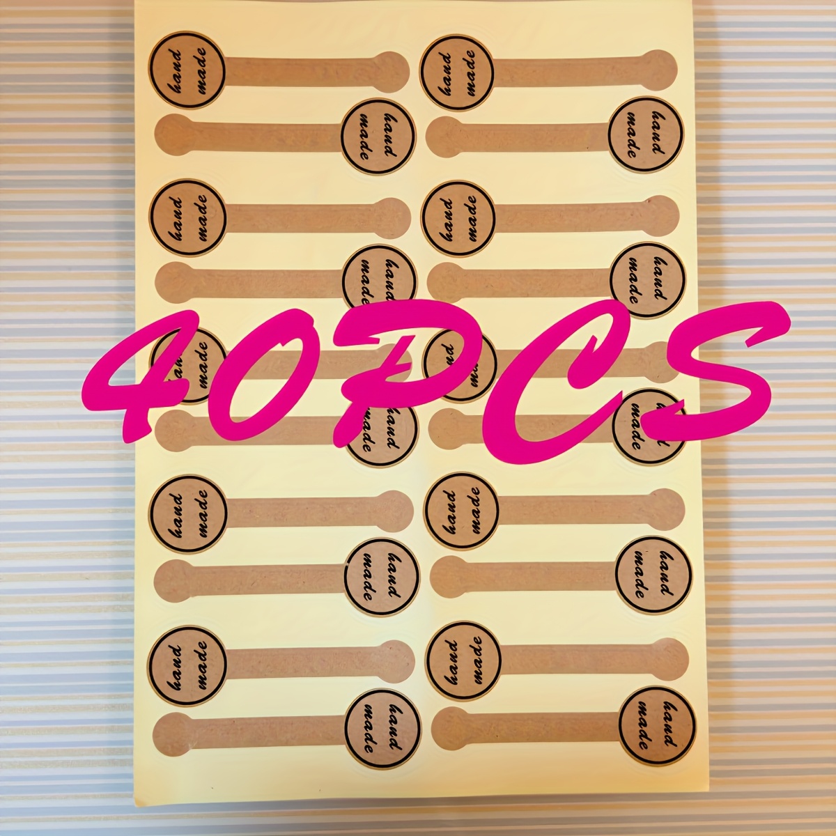 Custom Patterns, Paper Stickers, Baking Seal Labels, Round And Rectangular Baking Product Stickers,, Candies,…: retailer-supplied image