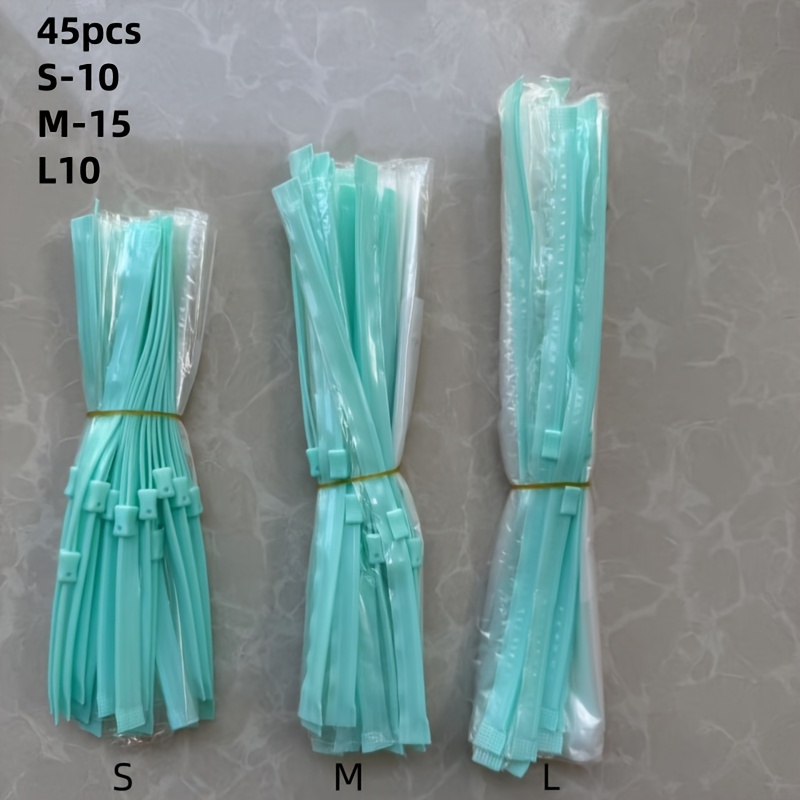 E-shop 45/60/70/90 Stück Wiederverwendbare, auslaufsichere Gefrierbeutel ohne Reißverschluss - Transparente PET-Lebensmittelbeutel, geeignet für Obst,
