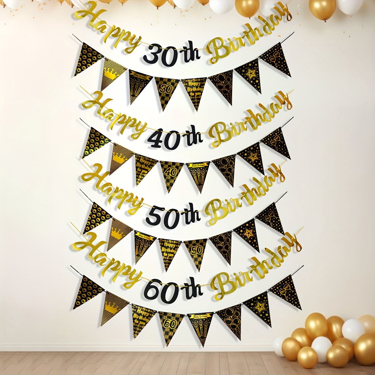 Happy 50th Birthday - Guest Book: Great for 50th Birthday - Vintage Party -  Black Birthday Decorations, Gifts for men and women - 50 Years - Retro