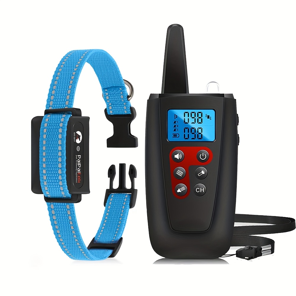 complete dog training kit 3300ft dog training collar with remote lanyard 100 level vibration   flashlight usb rechargeable ipx7 portable adjustable for all breeds dogs 10 110 lbs 0