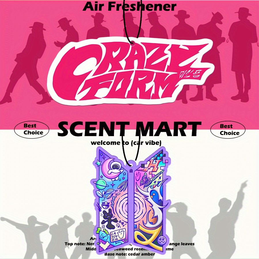 

- Car Air Freshener - Crazyform & , Tablet For Decor, For