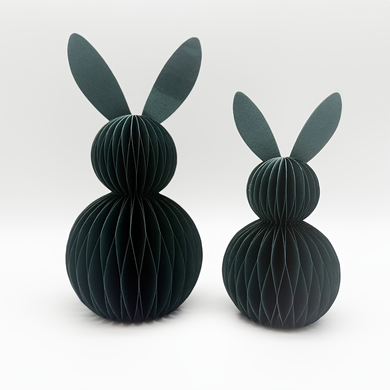 Image of Easter Bunny Paper Decorations Set | Clip-on Party Ornaments For Holidays And Birthdays, No Electricity Needed Halloween Decorations Christmas Decorations