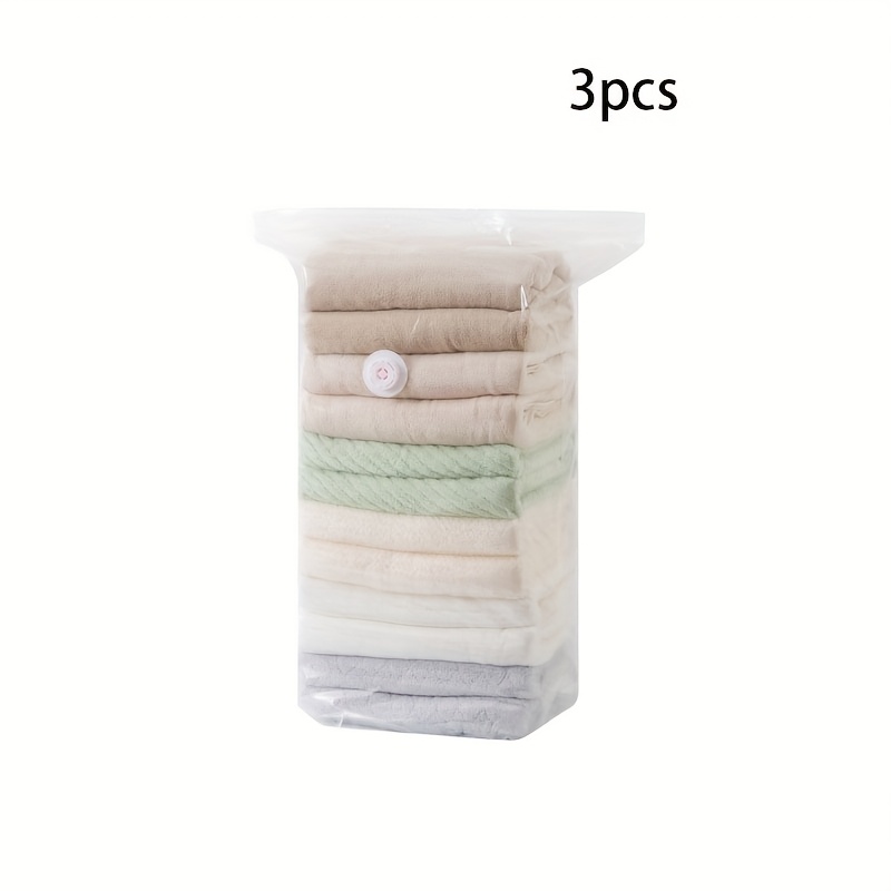 TEMU 3pcs/set Thickened Non-vacuum 3d Vacuum Bag Storage Bag For Clothes, Quilts, Comforters, Down Jackets, Special Bag, Suitable For Storing Quilts, Blankets, Clothes, Down Jackets