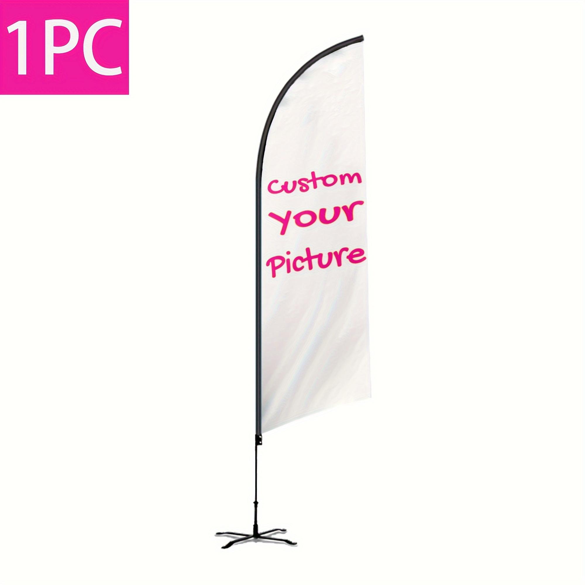 

Customizable Beach & Store Promotion Flag - Polyester, , Outdoor Events (flagpole Not Included), Beach Accessories