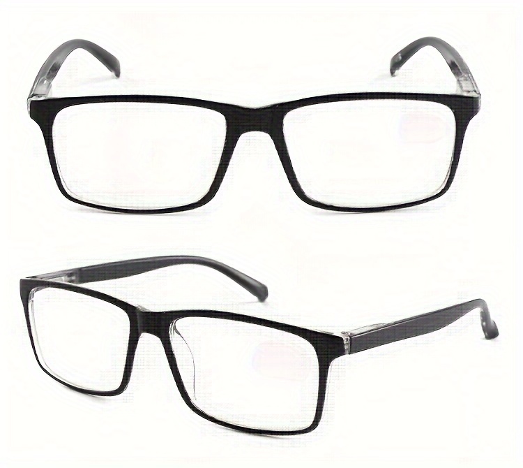 Set of 2 Both Men And Women, Featuring Spring Hinges, Suitable for, in Black And Red, Designed for Presbyopia., Christmas Gifts