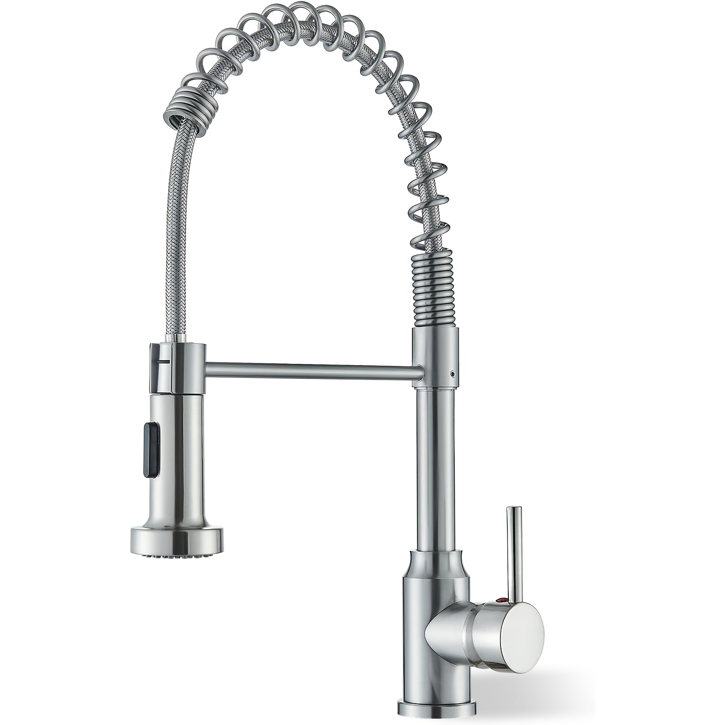 Black Kitchen Tap With Pull Out Spray Sink Taps Commercial Kitchen Faucet Single Handle Lever Kitchen Sink Mixer With Pull Down Sprayer Dual Functions
