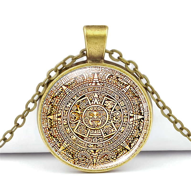 Classic Chain Necklace with Colorful Patterns