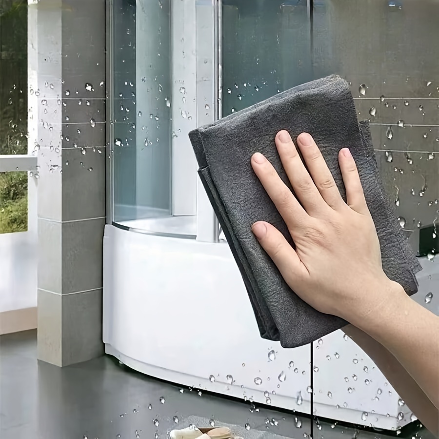 

5pcs Cleaning Cloth To Wipe The Glass Without , No Watermark To Wipe The Glass To Wipe