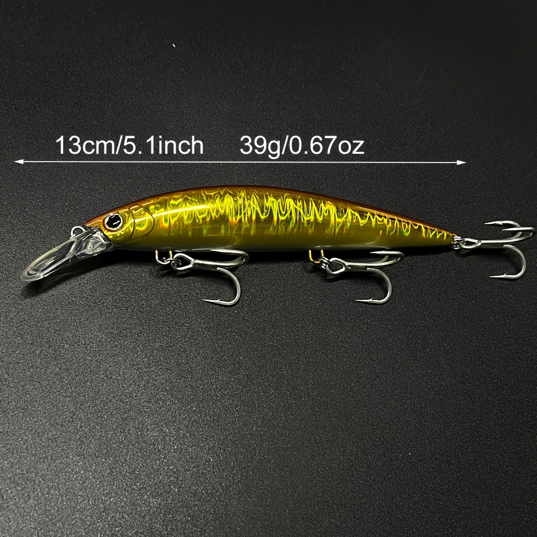 3pcs fishing lure minnow wobbler lure long cast sinking - Temu