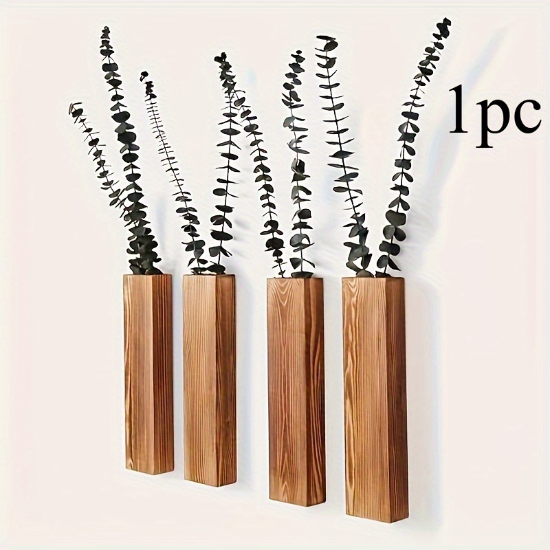 Image of 1pc, Wall Planters For Indoor Plants, Wall Decor For Bedroom Living Room, Pocket Wall Vases For Dried Flowers And Faux Greenery Plants, Pocket Vase For Dried Flowers And Faux Plants Indoor Decor