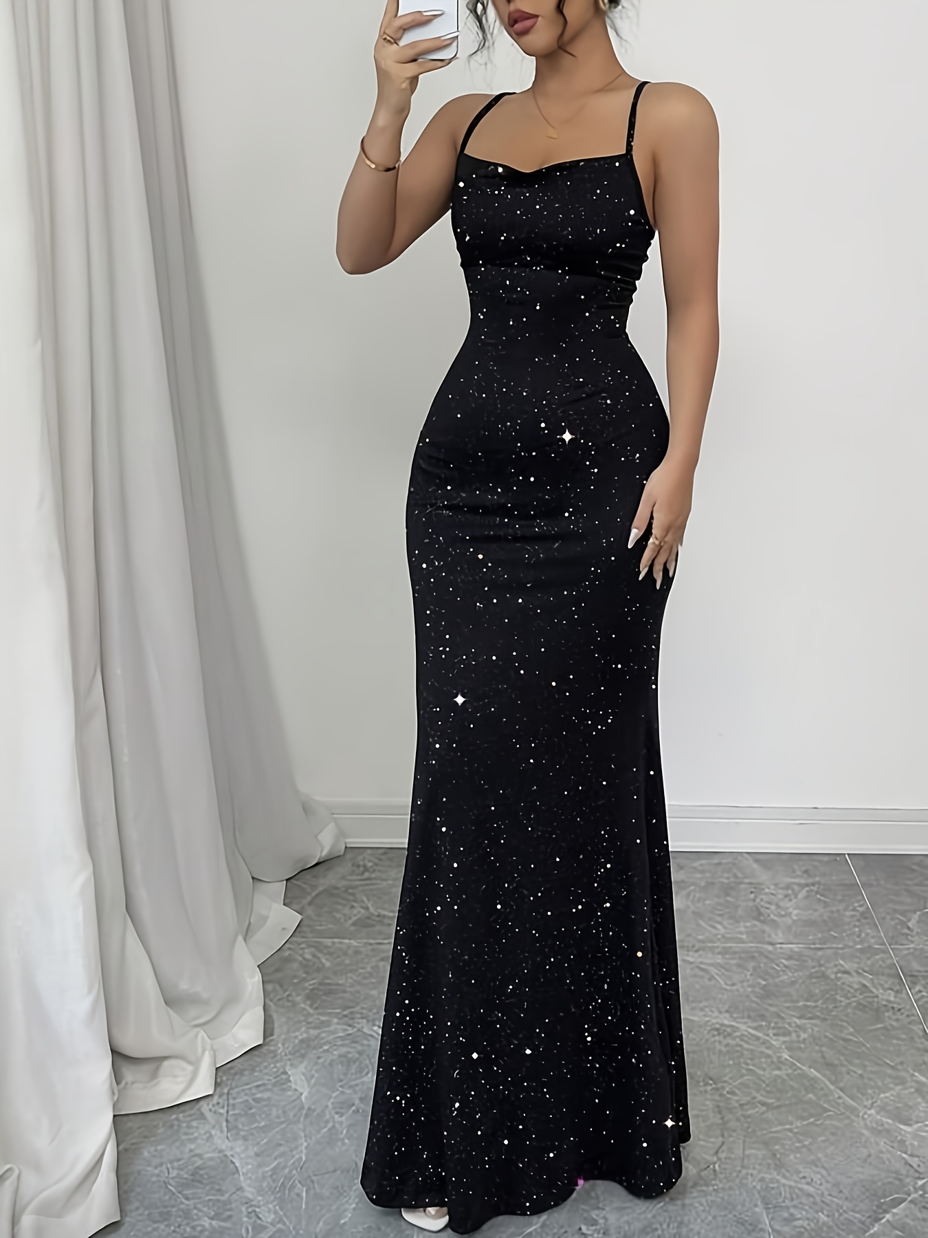 blinged out bridesmaid dresses Popular Sparkly Bling Sequin Long On Sale Wedding Guest Dresses Formal  Charming Bridesmaid Dresses, WG29
