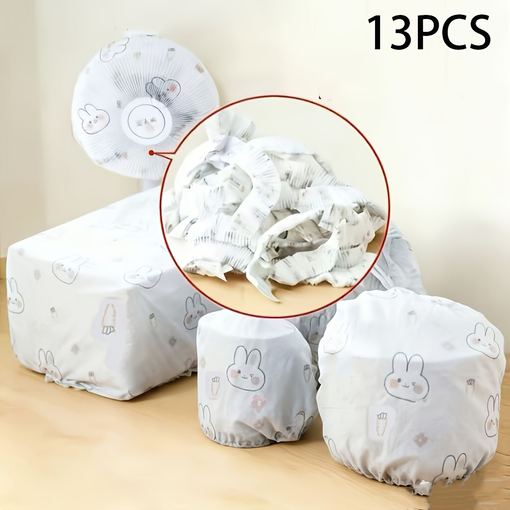 TEMU Lot de 13 housses de extra larges et très résistantes, faciles à nettoyer, couverture complète avec bords élastiques, housses -poussière pour