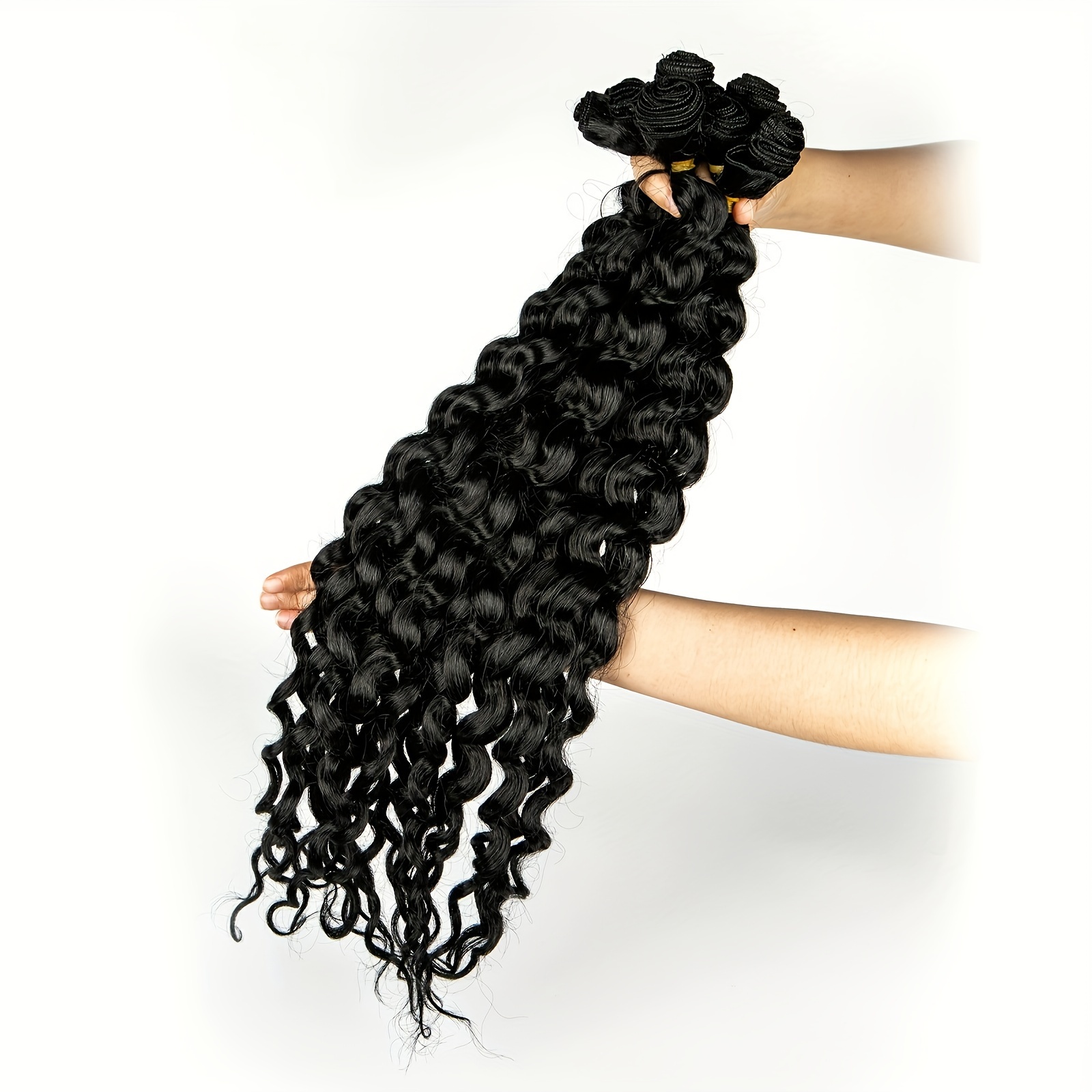 24 inche Loose Water Wave Braiding Hair Extensions Synthetic Crochet Braids  Hair