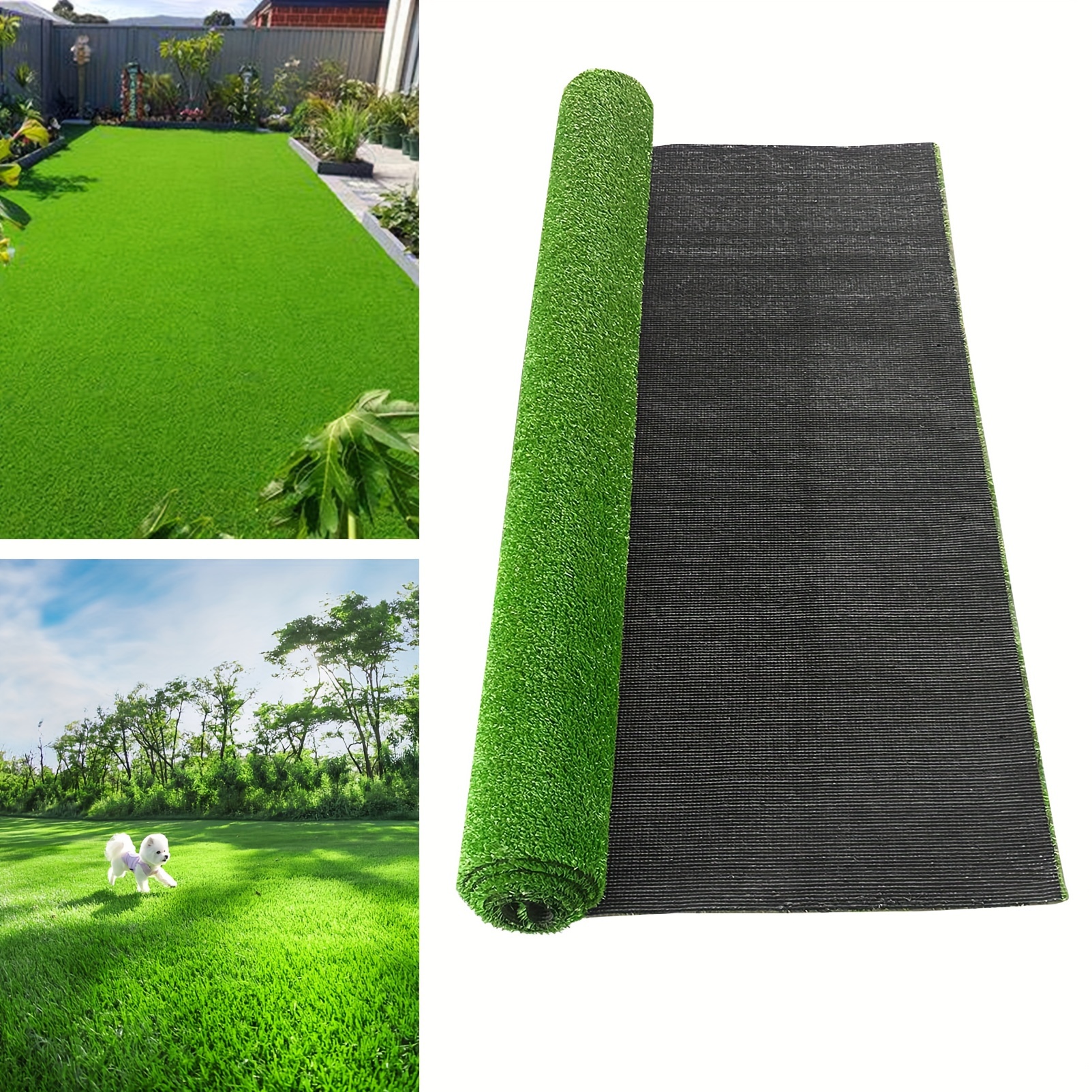 

Artificial Grass Turf 3ftx10ft (30 Square Ft) Runner Rug Synthetic Grass Pet Carpet For Outside Patio Garden Lawn Balcony Landscape Dog