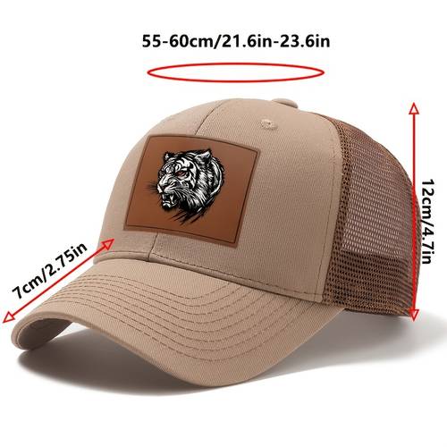 casquette trucker à en similicuir délavé vintage pour homme et femme - casquette snapback légère à visière incurvée pour lextérieur, les , le hip-hop, les quotidiens, cadeau de saint-valentin, logo en similicuir, casquette de baseball décontractée