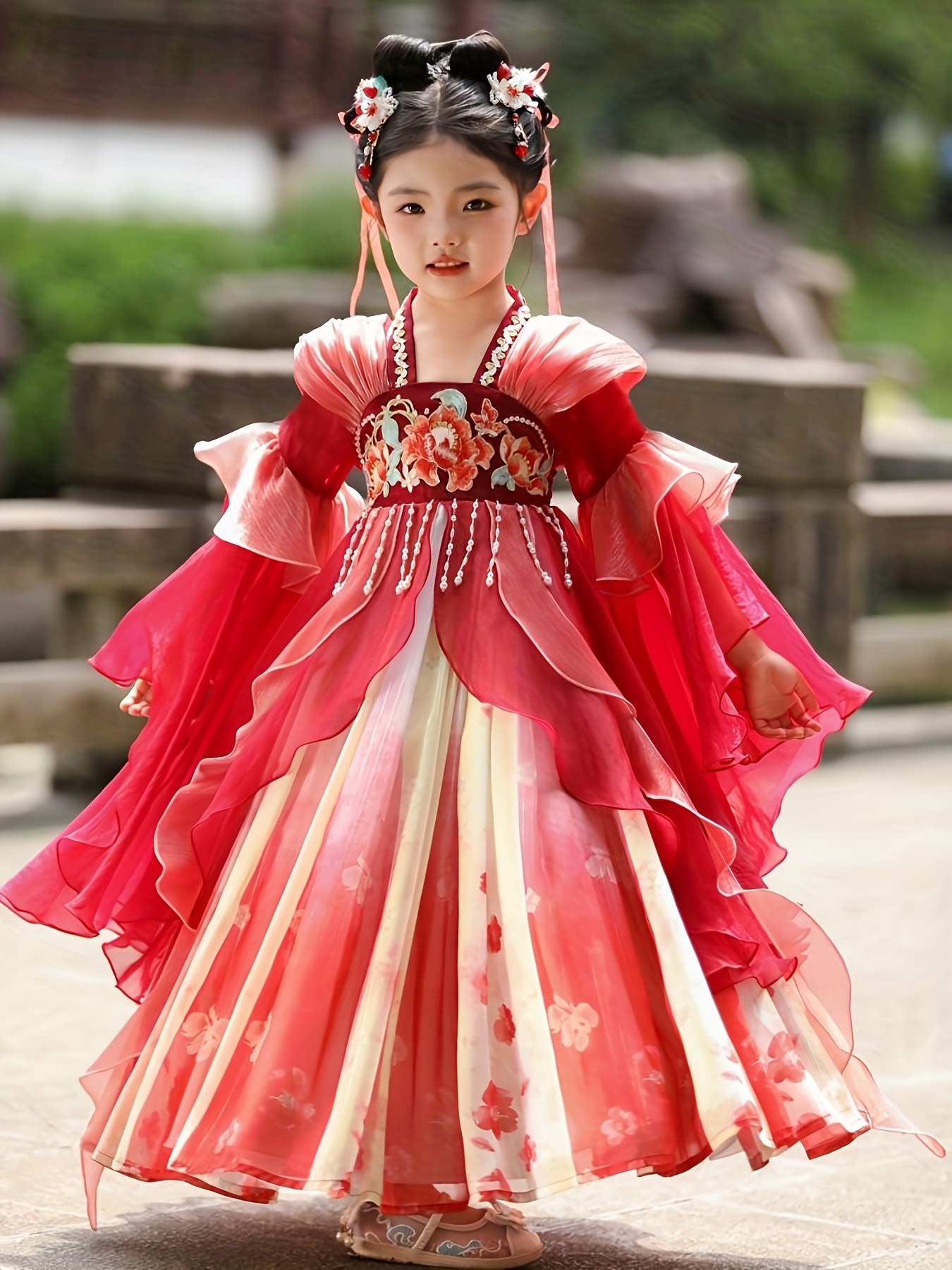 open lace back dress Amazon.com: Chinese Hanfu Dress for Women Antique Fairy Fluttering Cloud  Shoulder Embroidered Princess Dresses Traditional Hanfu for Women(A-Off  white,Small): Clothing, Shoes & Jewelry main image 0
