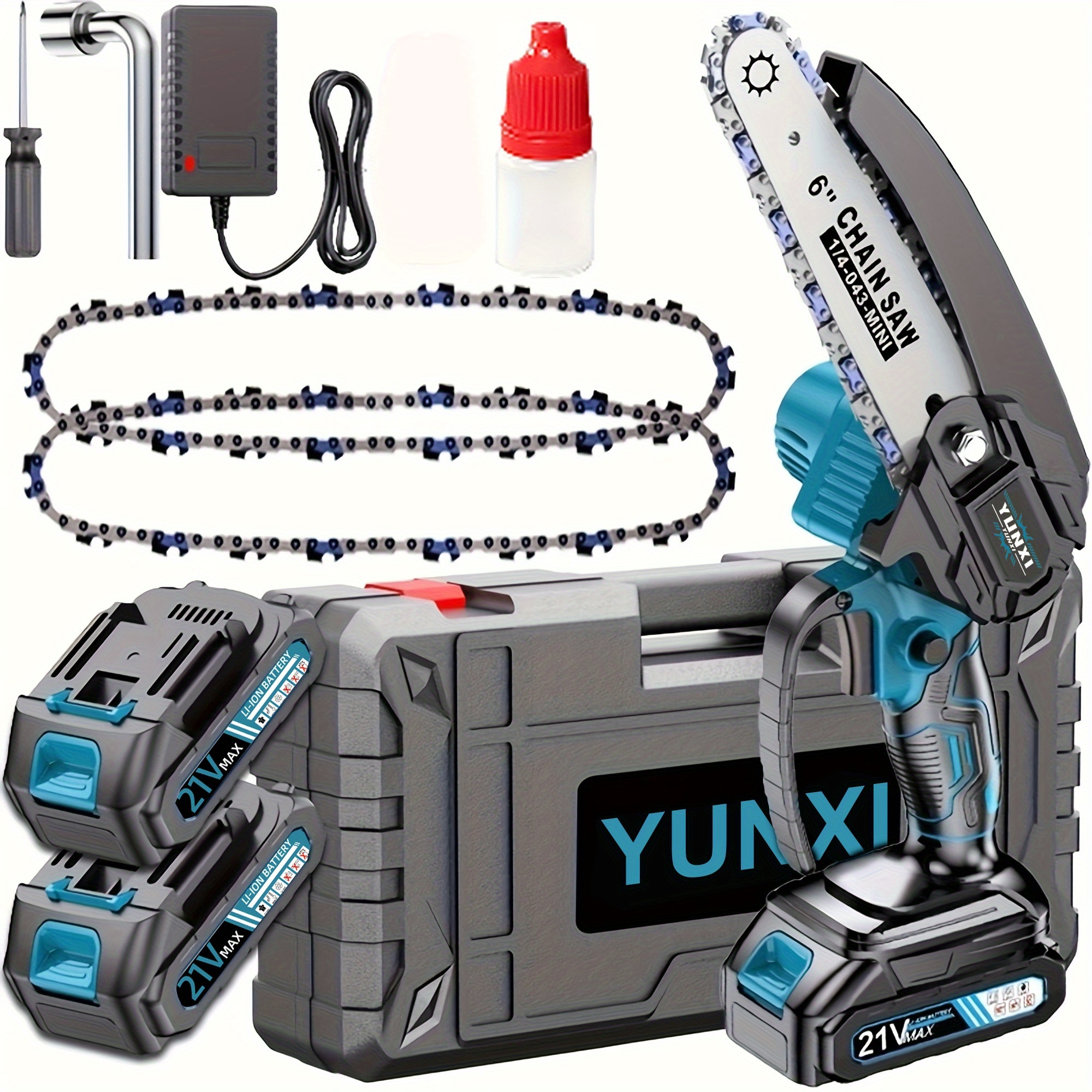 2025 Nieuwe Handheld Elektrische Kettingzaag - Lichtgewicht Draagbare Kettingzaag met Snoer en Europese Stekker