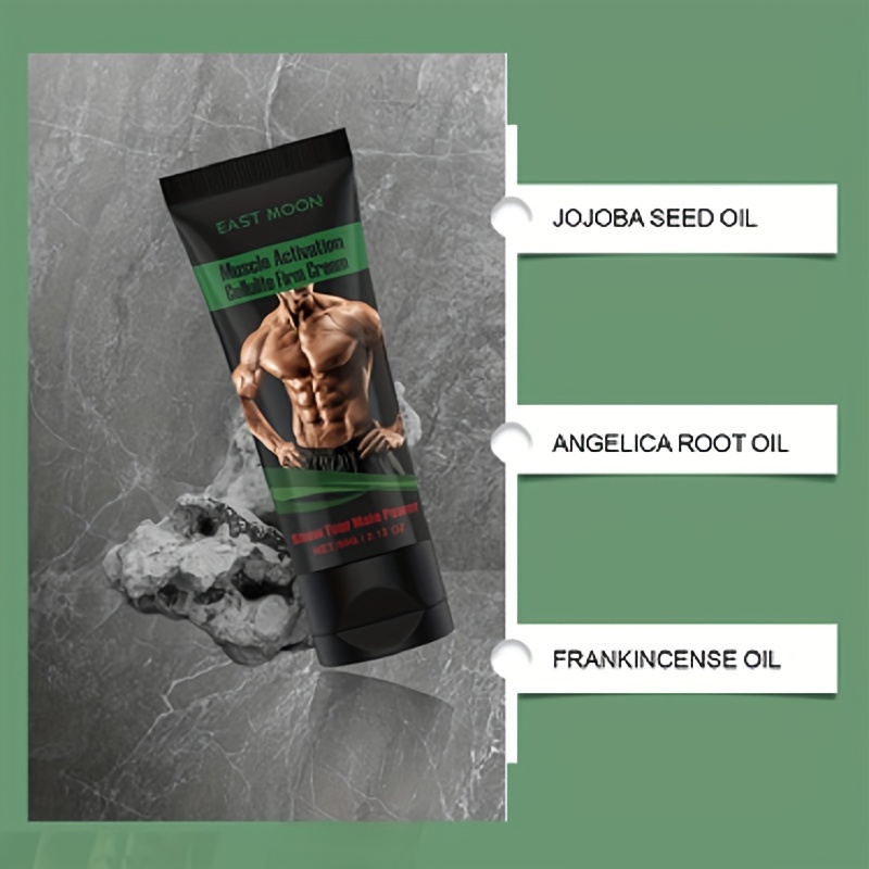 Muscle Care Cream Men'S Fitness Sports Line Muscle Body Abs Cream
