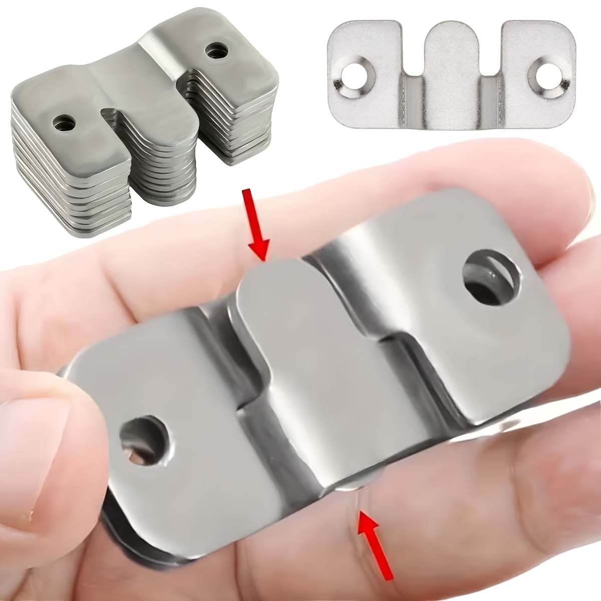 28pcs heavy duty mounting bracket set 8 brackets 20 screws flush mount brackets heavy duty picture frame hangers and interlocking hooks wall mount hardware kit ideal for hanging headboards large artworks and more