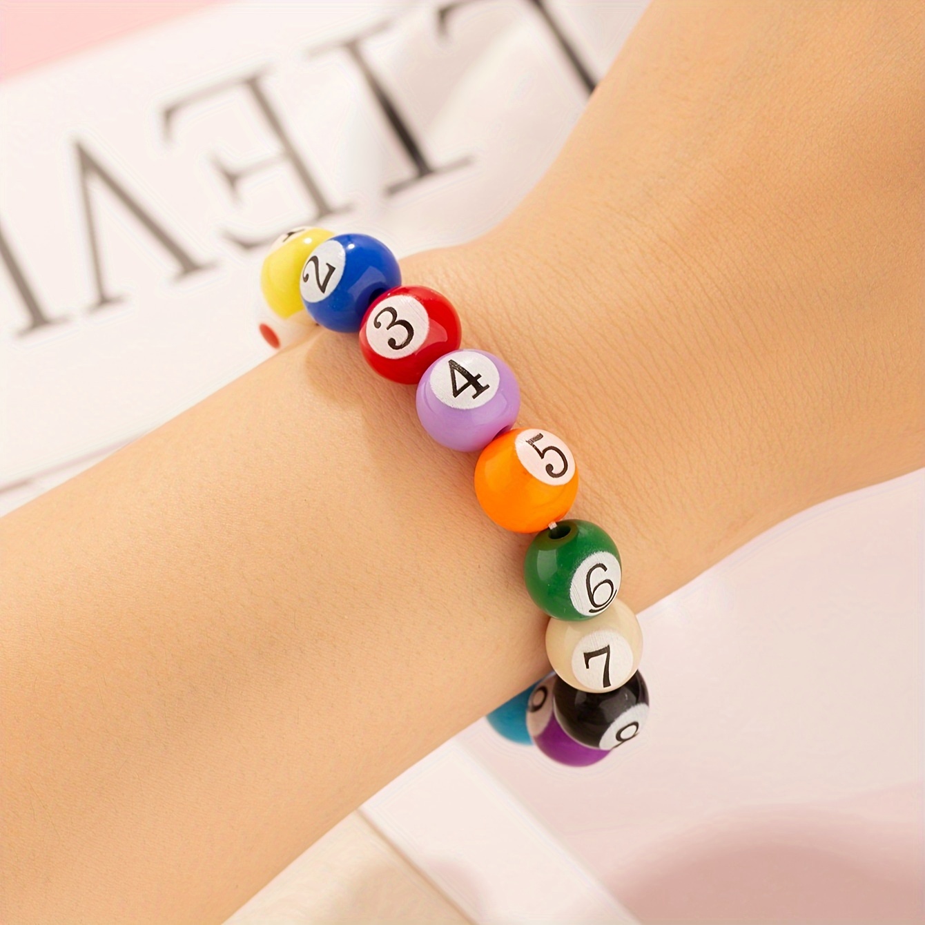 

1pc Billiards Snooker Beaded Bracelet