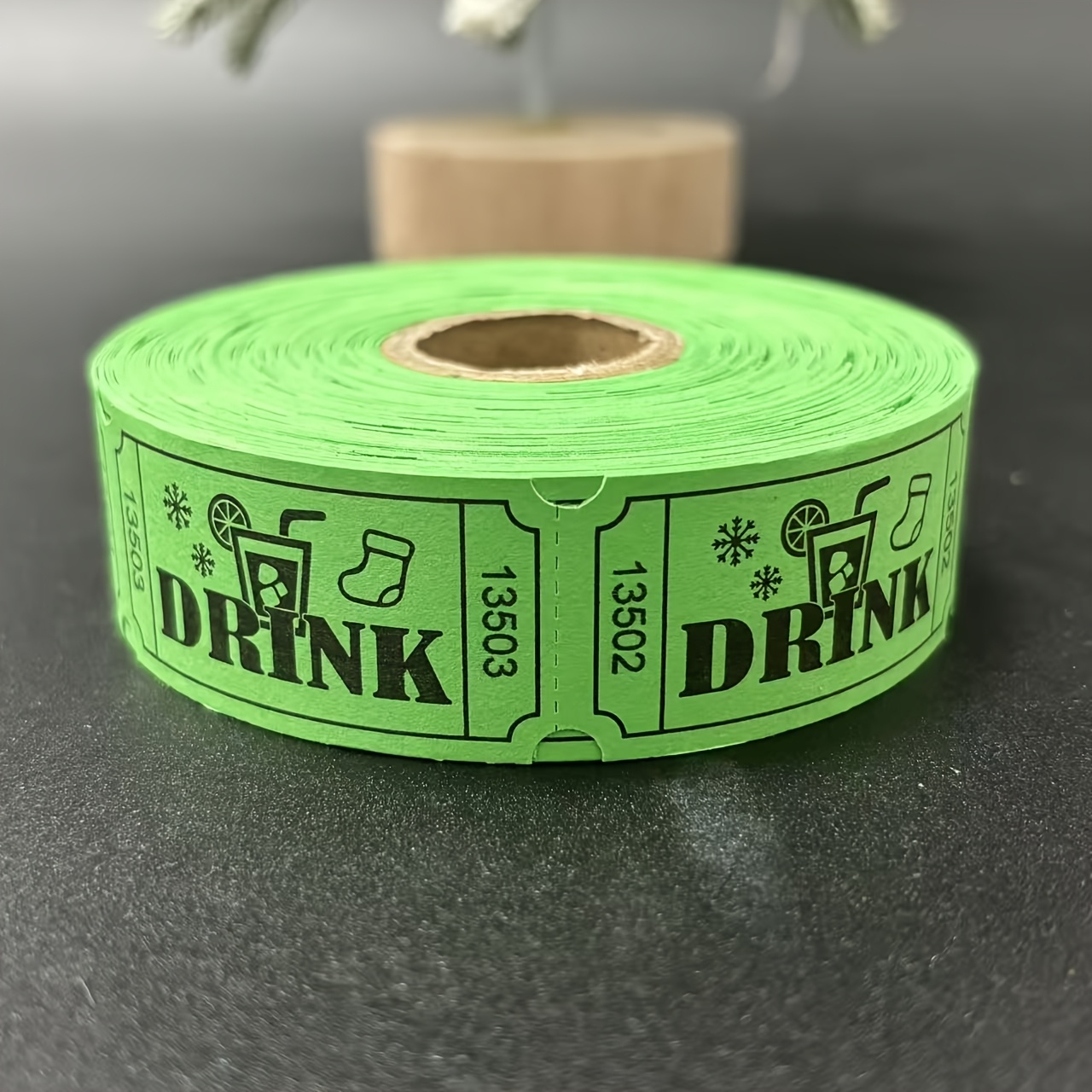 TEMU 500 stuks Loterijtickets Rollen, Drinkkaartjes Enkele Rol voor Evenementen, Vrije Tijd, Film Kijken, Entertainment, Klasbeloning en Prijzen