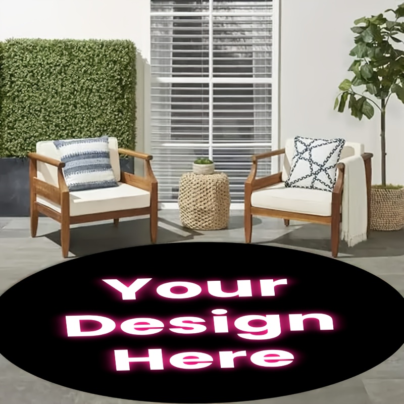 TEMU The Zuiheshini Customizable Flannel Round Rug Dz-round Is Suitable For Living Rooms, Bedrooms, , And Bathrooms, As Well As For Home Use, Hotels,