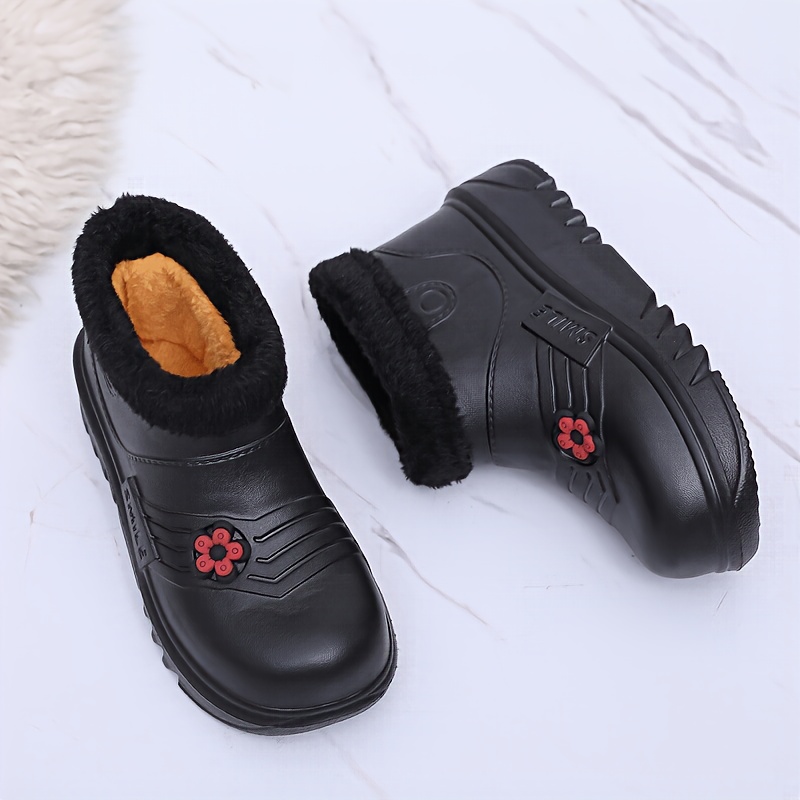 TEMU Winter Shoes Women's Warm Snow Boots Lightweight Outdoor Women's Snow Boots, Women Shoes