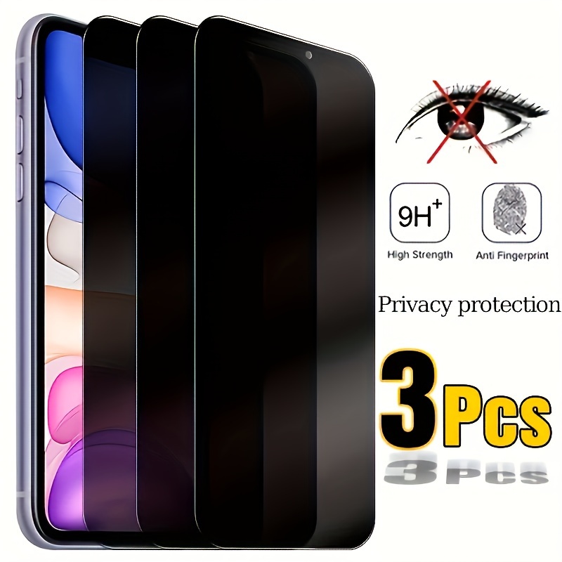 

3pcs -privacy For 15 14 11 9h For Iphone 11