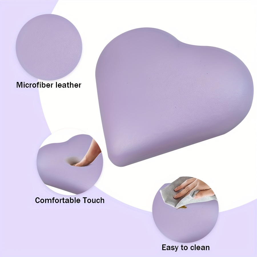 

A Nail Technician Elbow Pillow With A Heart-shaped Design, Soft Sponge Filling, Available In 6 Colors, Suitable For Nail Salons And Nail Studios.