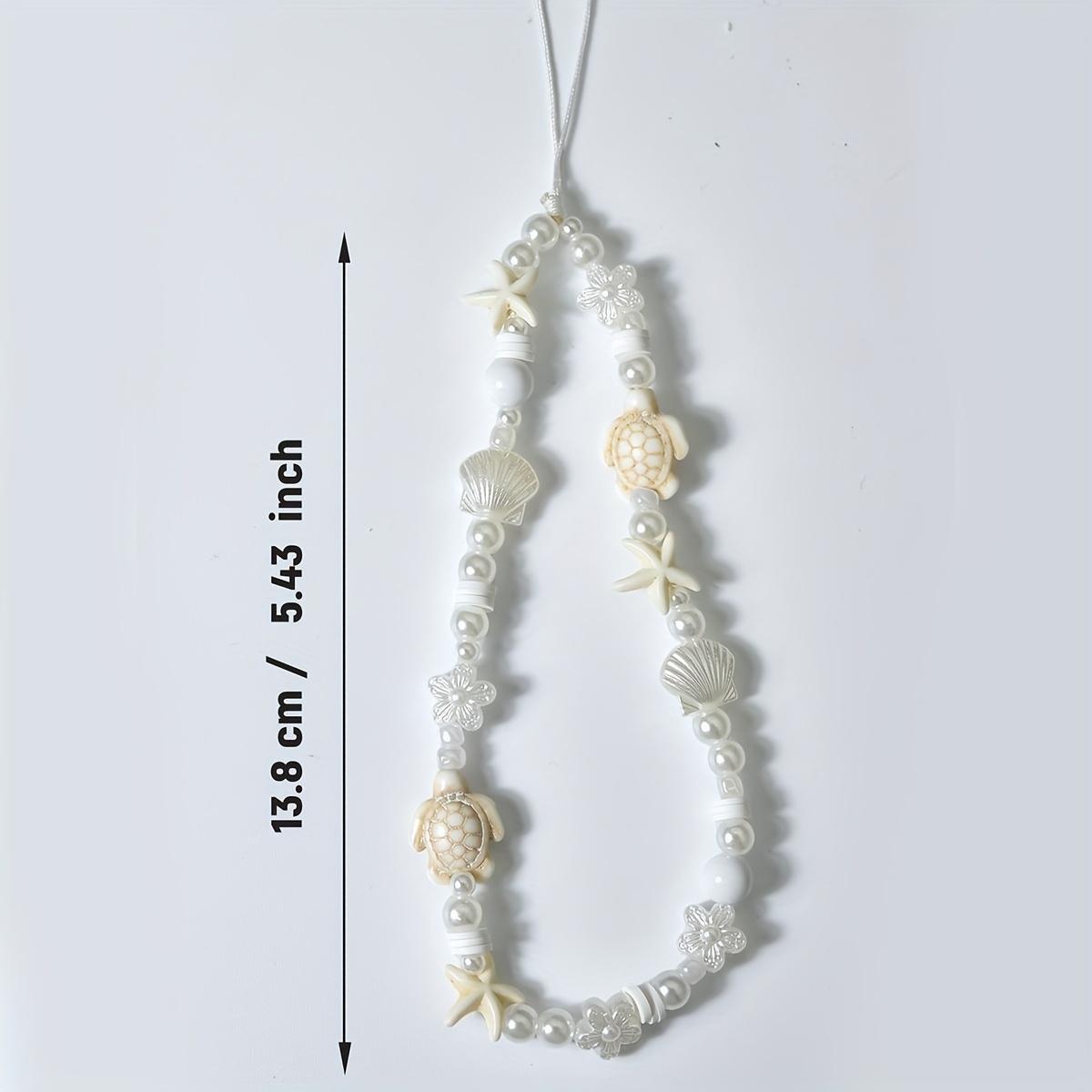 TEMU Turtle Flower Beading Suitable For Models Of Universal Phone Cases, New Earphone Case Lanyards, Pendant Wristbands, Anti-drop Lanyards, Suitable