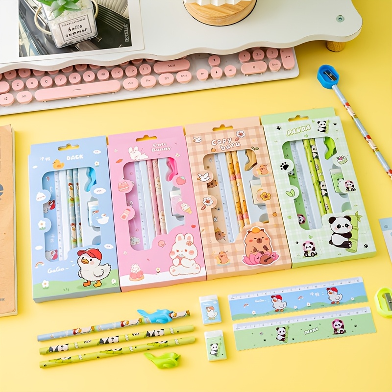 12pcs Cartoon Stationery Gift Bag Set for Students