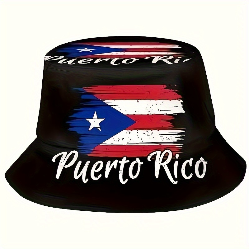 

Puerto Rico Flag Bucket Hat: Breathable And Stylish For Outdoor Adventures
