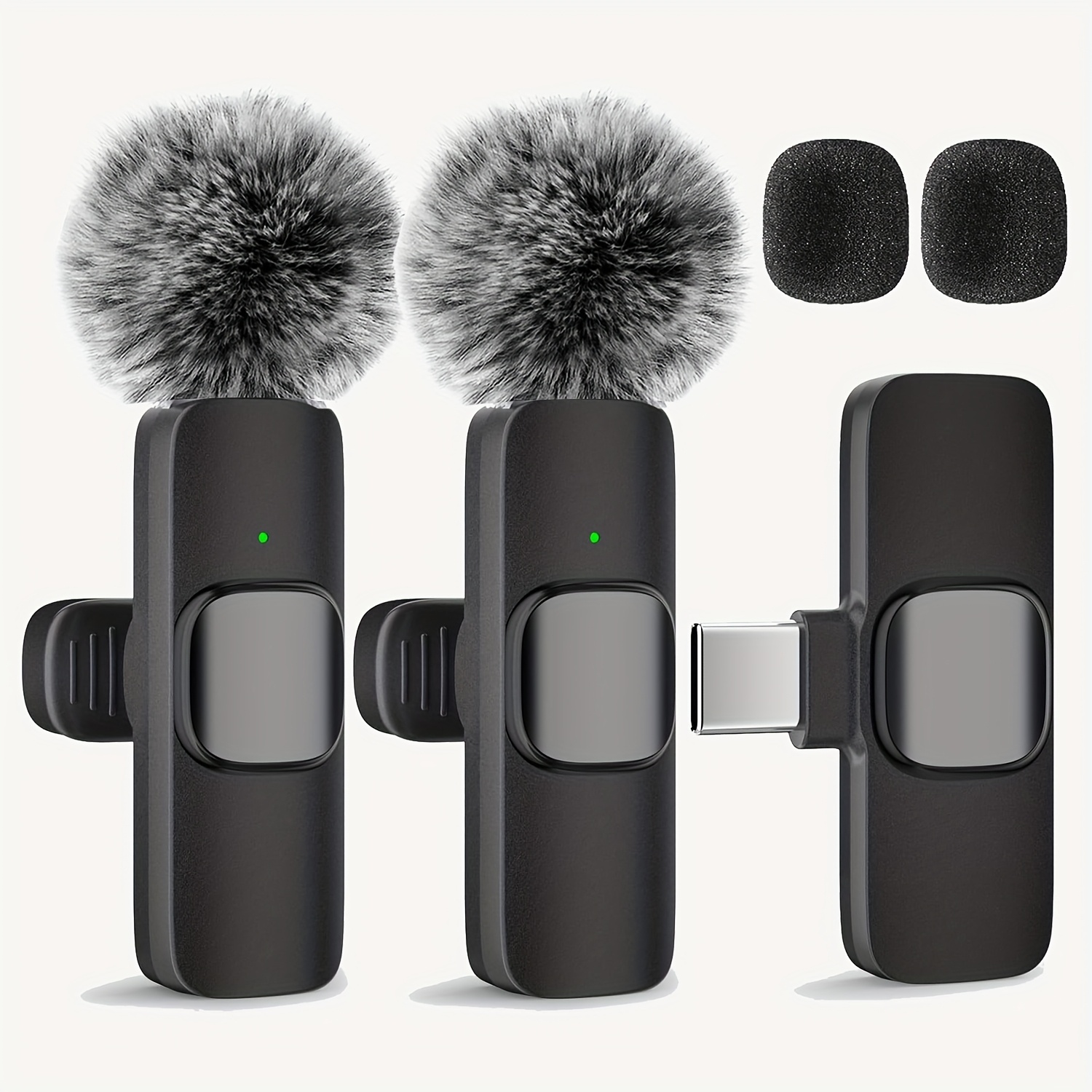 Wireless Lavalier Microphone for Smartphone, Laptop, Tablet Audio Video Recording for Live Streaming, Interviews and Vlogs, Podcasting Setup, Vlogging Equipment, Compact Design, Lightweight Mic, Sturdy Build, Highquality Mic, Recording Device, Wireless Mic, Journalists, Youtubers