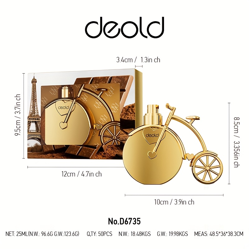 Image of Deold Chocolate Deep Perfume|0.845oz) | Cocoarum And Caramelcoffee And Milky , Vintage Sweet And Cool Fragrance Ideal Gift For Housewarming And Holidays