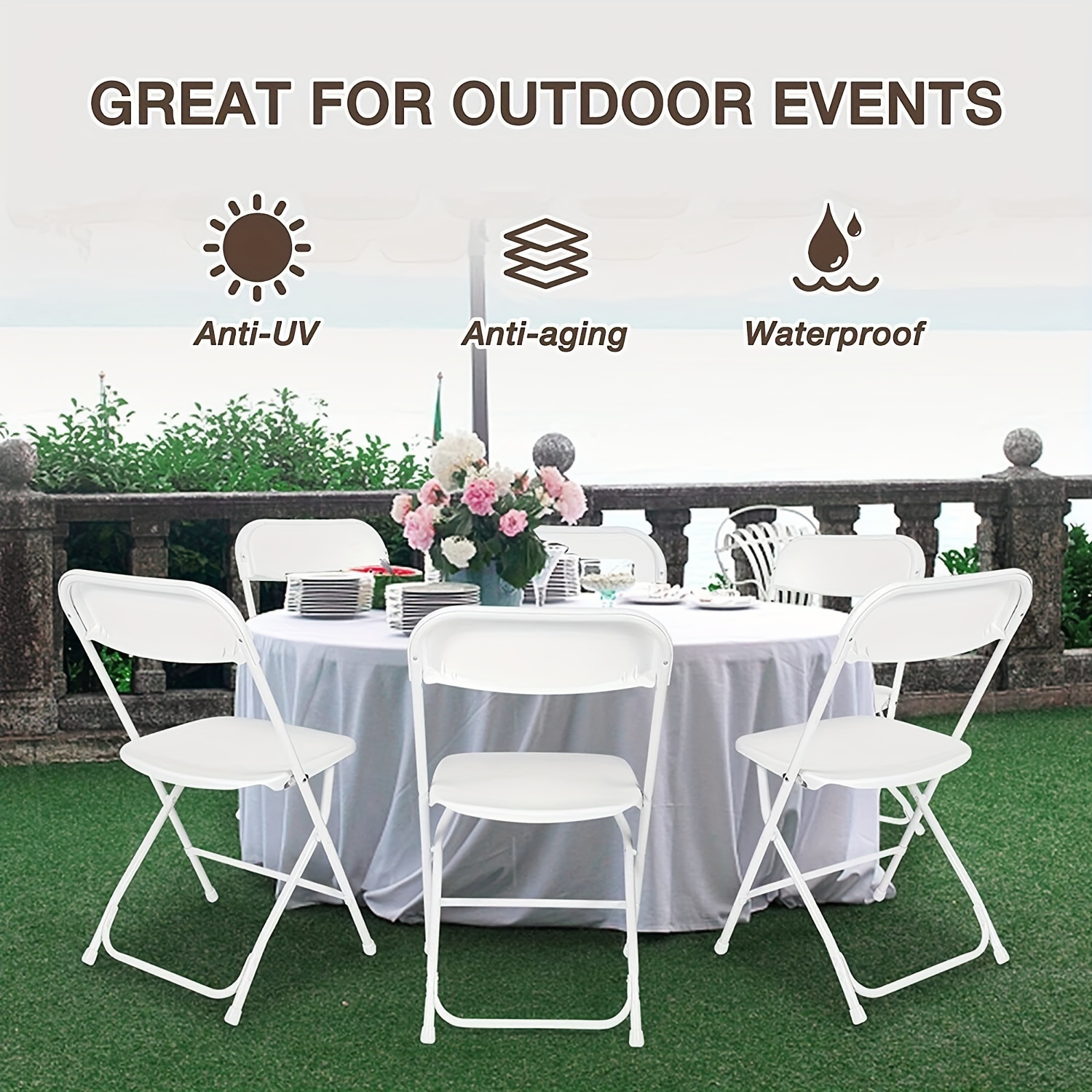 Rental Plastic Folding Chairs Outdoor Chair Rental Used White