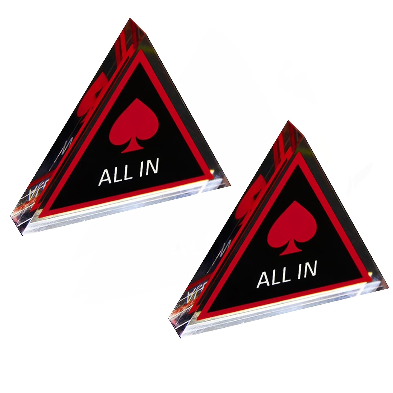 TEMU Boutons de en cristal pour poker, (marqueurs de position) bouton transparent de poker pour soirée poker, jeu de poker