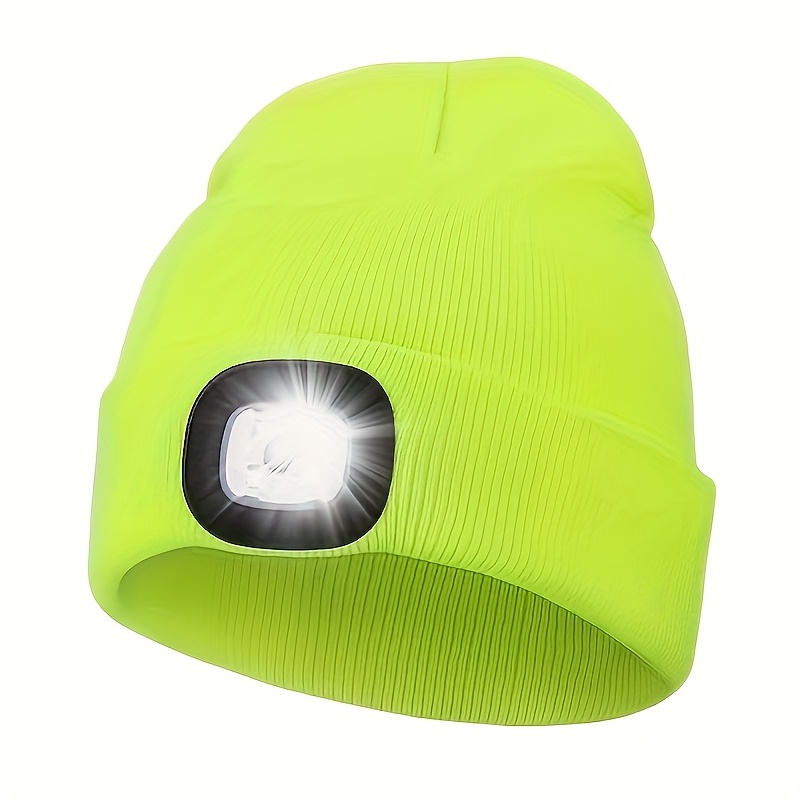 Gorro De Navidad Con Luz LED – Cálido Gorro De Punto Con Luces Intermitentes Para Hombre Y Mujer, Regalo Festivo